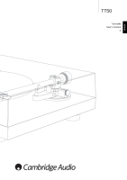 Cambridge Audio TT-50 - Owners manual 